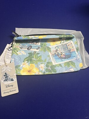 Disney Parks Tommy Bahama Aloha Collection Postcard to Paradise Small Pouch  Bag