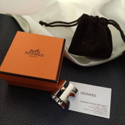 Hermes H Perle Scarf Ring Scarf Closure Accessory | eBay