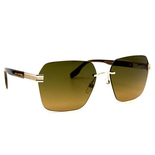 Neu Marc Jacobs MARC713/S 0EX4 SE Sonnenbrille goldfarben/braunes Gestell grün/braun Farbverlauf - Bild 2 von 10