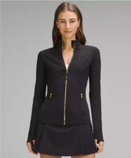 Lululemon Womens Define Jacket Black/Gold Sli...