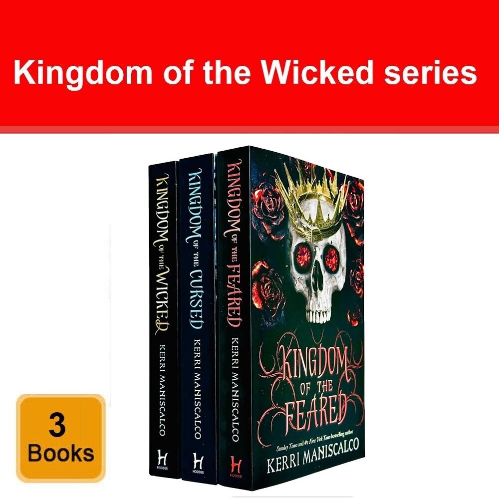 Kingdom of the Wicked Series 3 Books Set by Kerri Maniscalco NEW Pack