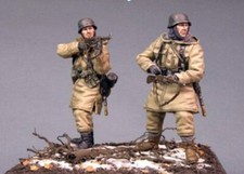 1/35 Resin WWII German Soldier 2 Kit Winter Unassembled Unpainted xw123