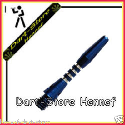 2 Sets = 6 St. Shafts Alu regrooved BLAU, 3,5 cm