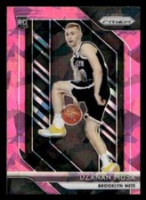 2018 Panini Prizm #198 Dzanan Musa PINK ICE Rookie Nets