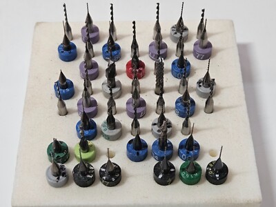 48 Piece Carbide Bit Set  Assorted Drills, Routers and Microscribes Dremel