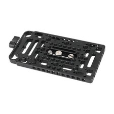 CAMVATE Battery Backboard Cheese Plate w/15mm Rod Clamp fr V Lock Power Splitter