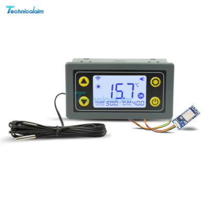 DC6-30V 10A WIFI Remote Intelligent Temperature Controller Thermostat  Module