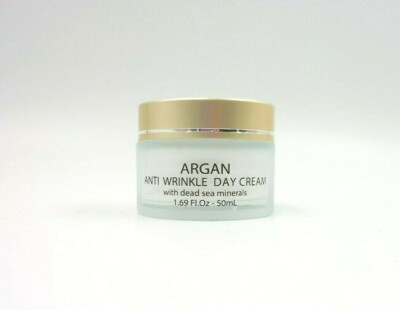 Argan Anti-Wrinkle Day Cream - Dead Sea Minerals Paraben Free 1.69fl oz 50 mL