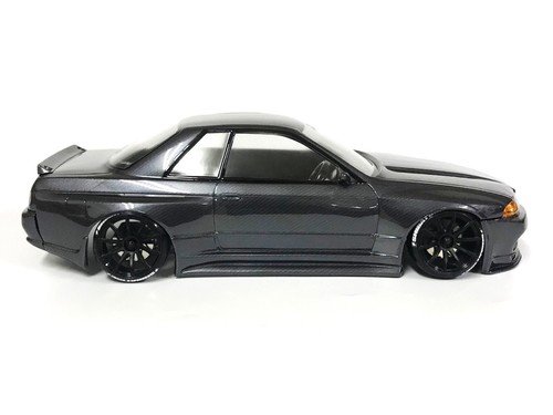 R31HOUSE R31W437 R32 SKYLINE ACTIVE CARBON-R Clear Body Set 1/10 ONLY BODY - Picture 6 of 7