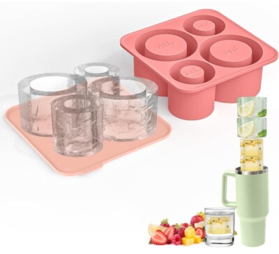 Ice Cube Tray Mold for Stanley Silicone Maker DIY Cylinder NEW 20 Oz 30 oz 40 oz