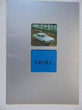 Original 1975 Mercedes Benz 450slc Brochure - Uk Version Original 1975 Mercedes Benz 450slc Brochure - Uk Version