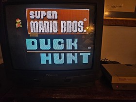 NES PAL A GAMES BUNDLE SUPER MARIO BROS DUCK HUNT BOAT RACE TOP GUN OFF ROAD