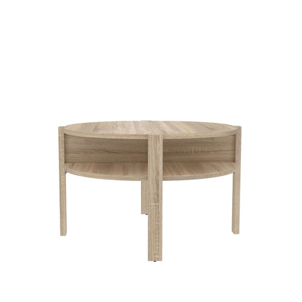 Couchtisch Topiros Sonoma Eiche 74,4X45,5X74,4 Cm Wohnzimmertisch-image