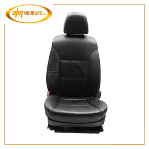 Original BMW E60 E61 elektrische Leder Sitz vorne links Fahrersitz Schwarz