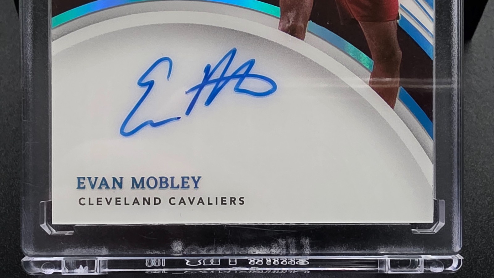 2021-22 EVAN MOBLEY IMMACULATE ROOKIE PATCH AUTOGRAPH ONE OF ONE BLACK BOX 2025  view 4