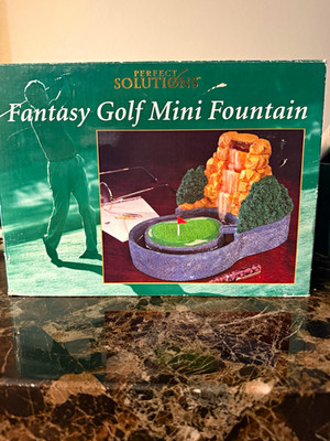 Perfect Solutions Fantasy Golf Mini Tabletop Fountain