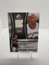 2009-10 Upper Deck NBA SP SF-BO Bruce Bowen Signature Fabrics
