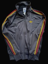 Adidas Originals Firebird Track Jacket Black Red Gold Germany Size S