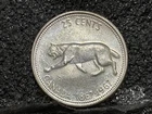 Canada 25 cents - 1967, Centennial, Silver