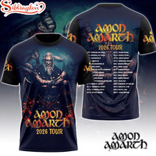 Amon Amarth Tour 2026 3D T-Shirt For Fans