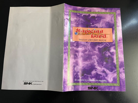 Magician Lord (Neo Geo AES, 1990) &bull; CIB Box Manual Cartridge Authentic Preowned
