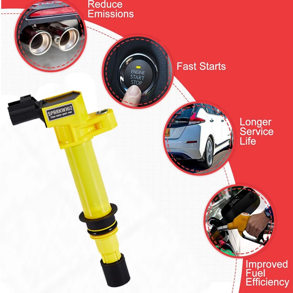 6 Pack For 2005-2008 Jeep Grand Cherokee 3.7L V6 Ignition Coil and Spark Plug - Image 3 of 4