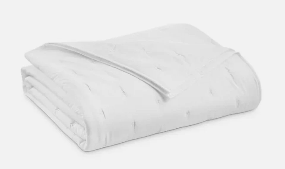 Sky Tufted Coverlet Set King (King Coverlet & 2 King Pillow shams)-White NEW NWT - Image 3 of 4