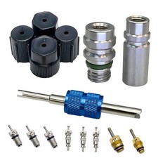 Air Conditioning Valve Core Kit  A/C R12 Cap  Valve A/C System Seal Kits
