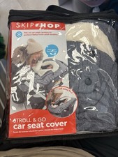 Skip Hop Stroll  Go Car Seat Cover - Heather Grey 27L x 16W - New