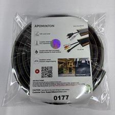 Heavy Duty 10 Ft Rubber Floor Cord Cover Yellow Visual Strip Non-tripping