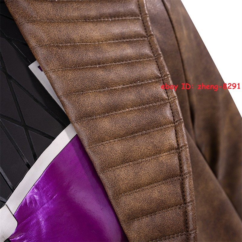Deadpool & Wolverine Gambit Cosplay Halloween Costume Outfit Superhero Uniform image 8