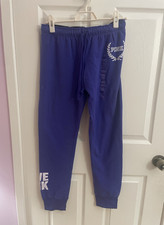 PINK Victoria's Secret Jogger Gym Pants Purple S Drawstring Elastic Waist Women