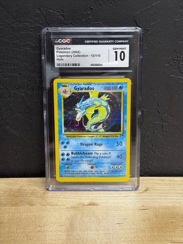 Gyarados graded CGC 10 for sale on eBay