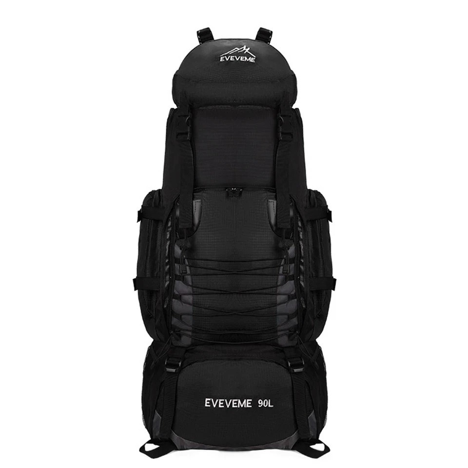 80L-100L Outdoor Hiking Military Tactical Backpack Rucksack Camping Trekking Bag