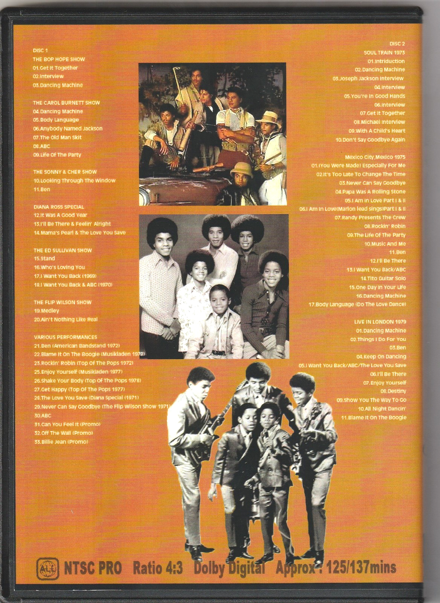 JACKSON5 & JACKSONS / Anthology (2DVDR) | eBay