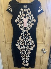 Phase Eight Perdy Tapework Dress Uk 12 Bnwt