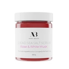 Amira Beauty Dead Sea Salt Body Scrub | Foaming Shower with Organic... 