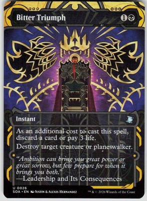 Bitter Triumph 26 Secrets of Strixhaven Mystical Archive Magic the Gathering