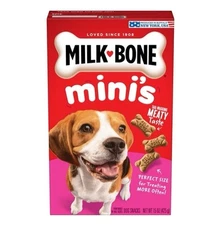 Milk-Bone Original Mini Dry Dog Treats Biscuits Beef Flavor - 15oz