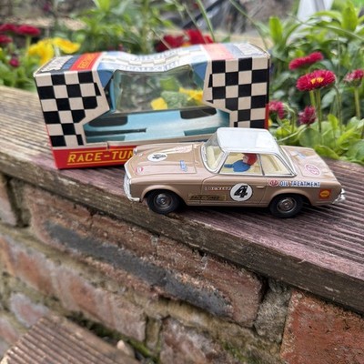 Scalextric C32 Mercedes 250 SL Race Tuned Beige Weiß / Pagodendach