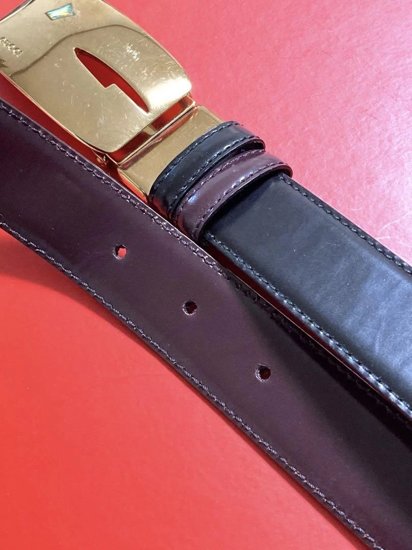 Ceinture homme en cuir réversible GUCCI