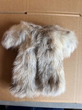 Vintage Unbranded Fake Fur Coat to fit Sindy / Barbie sized dolls