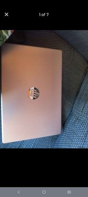HP Stream 14in Gold Laptop Intel Processor N 4GB RAM eUFS Charger