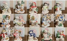 Enesco Cherished Teddies Snowbears Figurines - New