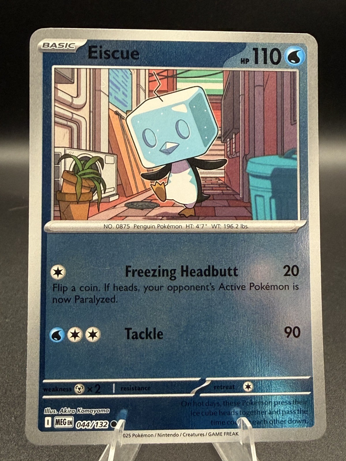 Eiscue 044/132 ME01: Mega Evolution Reverse Holo- Pokemon TCG- NM