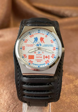 🏒 Vintage-Style Quartz Watch – USSR vs Canada 1974 Summit Series Hockey Tribute