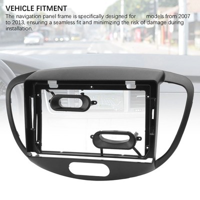 9 Inch Car Stereo Radio Fascia Black Protective Precise Fit Navigation Pane VVPY