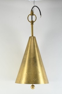 C62B12 Midcentury Design Messing Deckenlampe