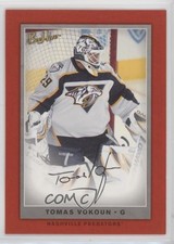 2006-07 Upper Deck Bee Hive Red Facsimile Signature Tomas Vokoun #45 0t2