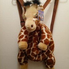 Aurora GIRAFFE 20" Plush Stuffed Animal Backpack Toy